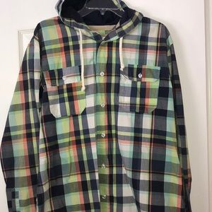 Ditch Plains button-up hoodie (XL)
